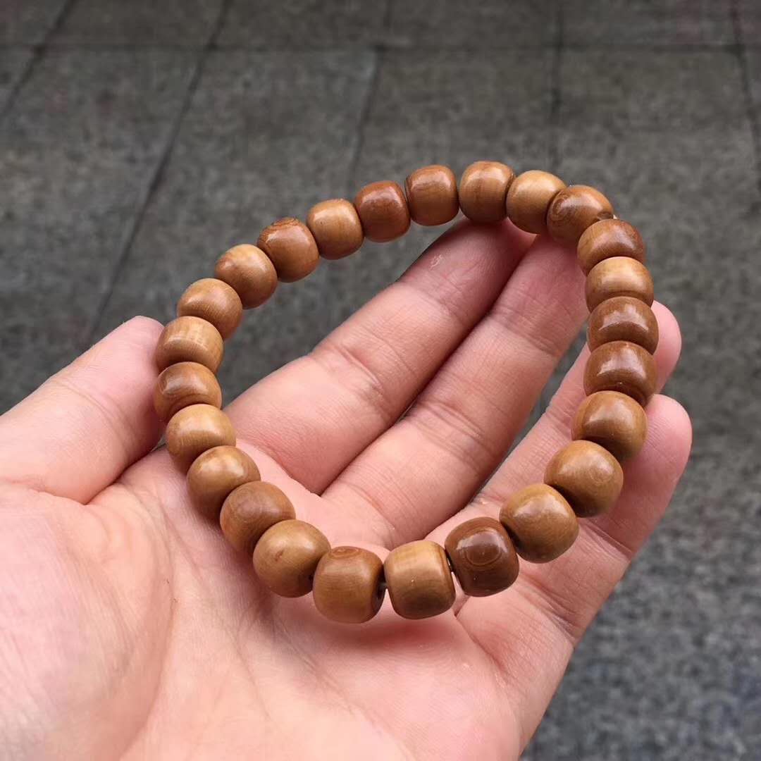 10×8mm猛犸象牙老型咖啡手串 萬年天然造化,天然產品